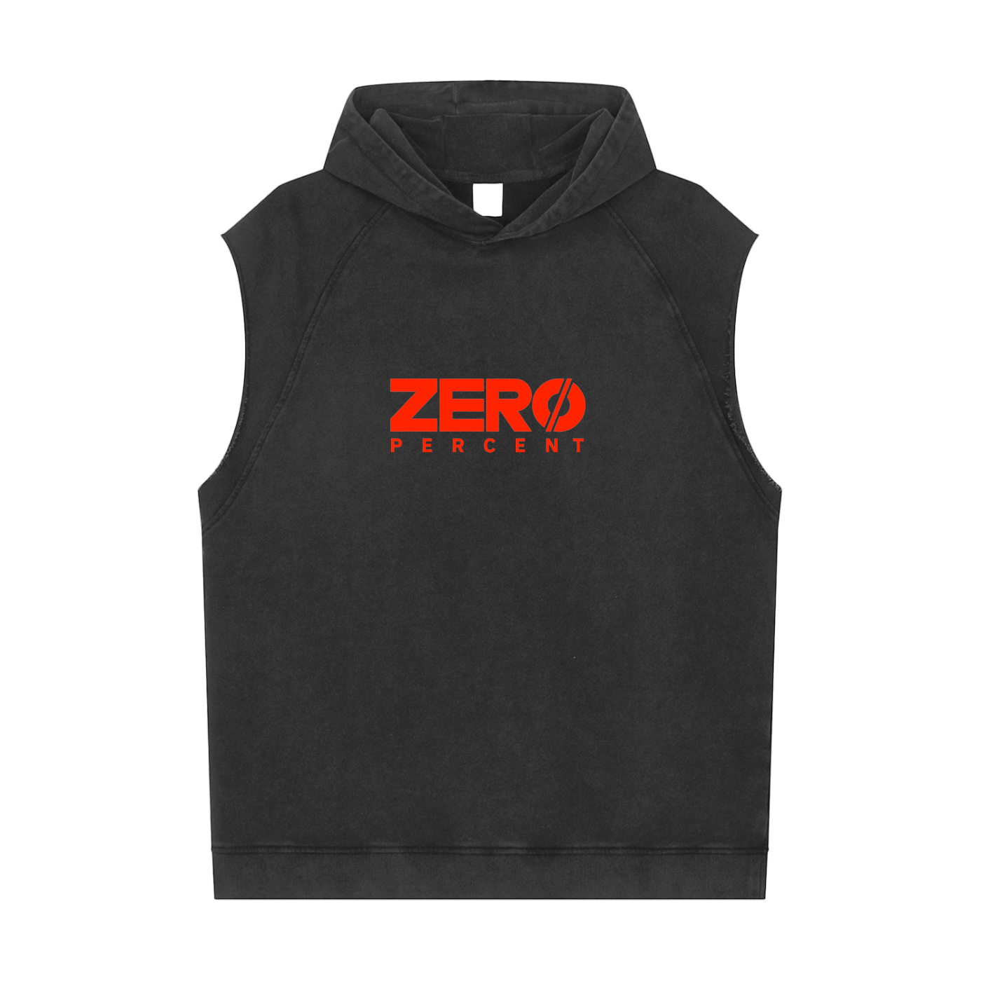 Snow Washed Sleeveless Hoodie