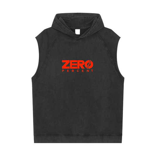 Snow Washed Sleeveless Hoodie