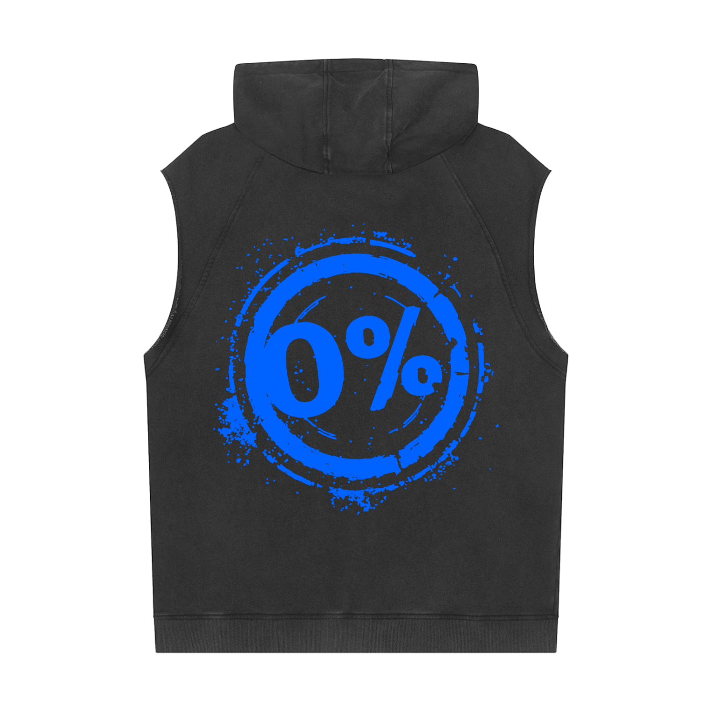 Snow Washed Sleeveless Hoodie