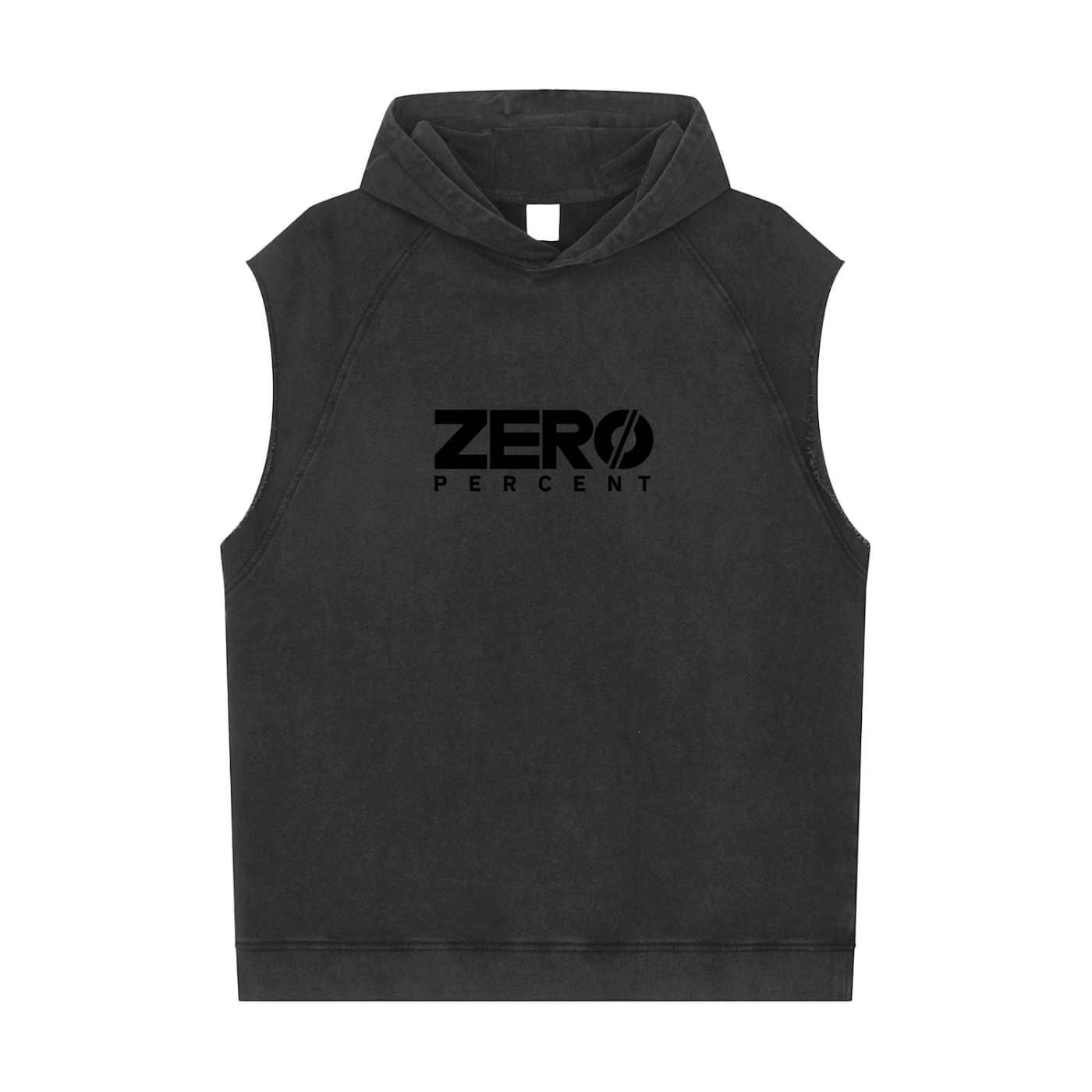Snow Washed Sleeveless Hoodie